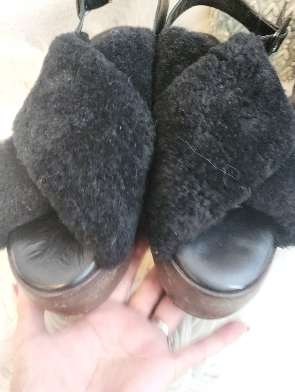 PALOMA BARCELO BY ANTHROPOLOGIE LEATHER  AND SHEEPSKIN SIZE 11 - Picture 6 of 16
